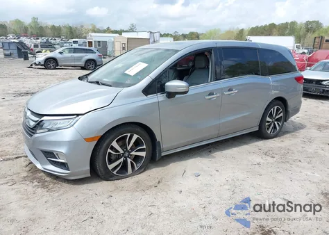 2018 Honda Odyssey Elite from USA, damaged, VIN 5FNRL6H97JB025887